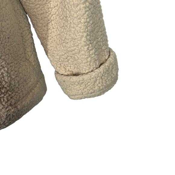 Tommy Hilfiger Sherpa Pull Over Teddy Jacket Tan Size XL - Picture 8 of 14